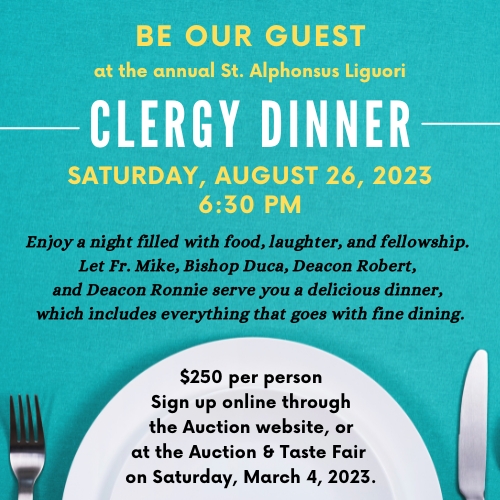 Clergy Dinner